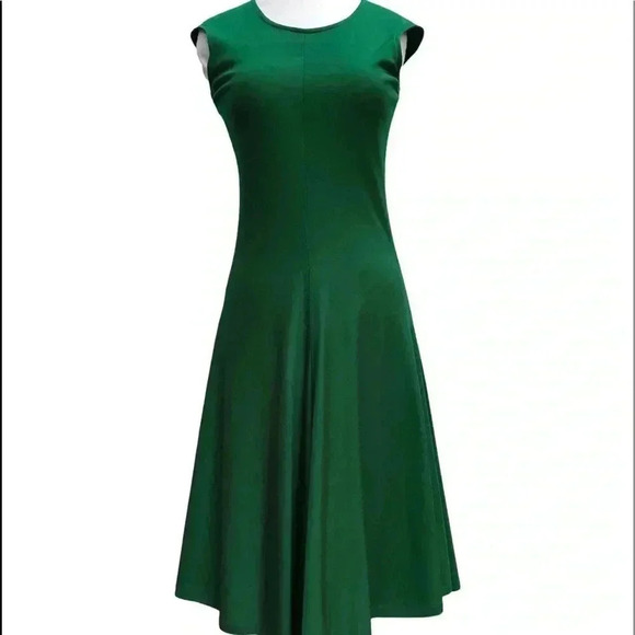 Vintage Foxy Lady 70s Disco queen green dress-L - Picture 1 of 11